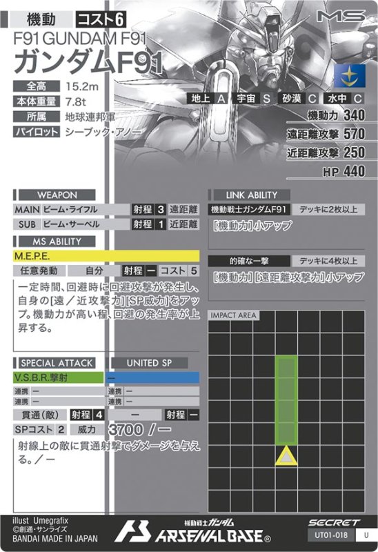 画像2: ガンダムF91（シークレット）　U (2)