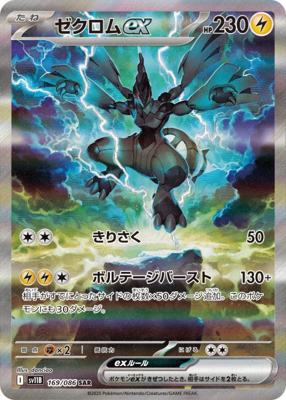 画像1: ゼクロムex　SAR (1)