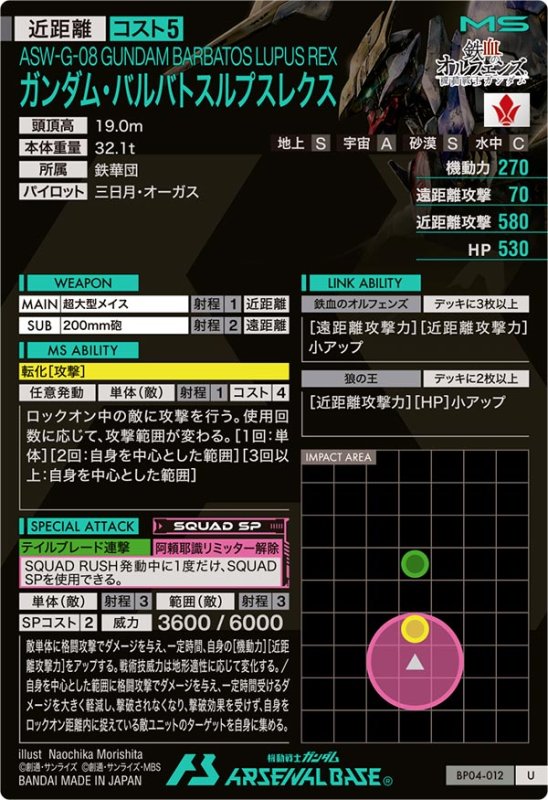 画像2: ガンダム・バルバトスレクス U (2)